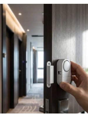 Manyetik Sensörlü Alarm Kapı Pencere İçin 90 dB Güçlü Sesli Uyarı Sistemi