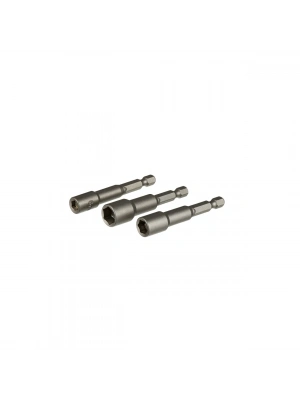 Manyetik Somun Adaptörü - 3 Lü Set 6,8,10x65 Mm