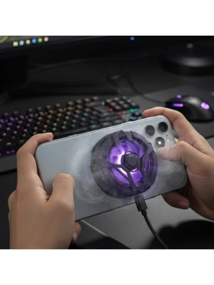 ®  Manyetik Telefon ve Tablet Soğutucu – Güçlü Sessiz Fanlı, Hızlı Isı Dağıtıcı Mobil Cihaz Soğutma Aparatı S25 Radiator