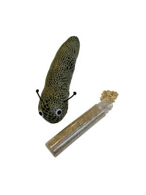 Markapet Kedi Oyuncağı Kedi Otlu Benekli Tırtıl 4-17 cm Yeşil