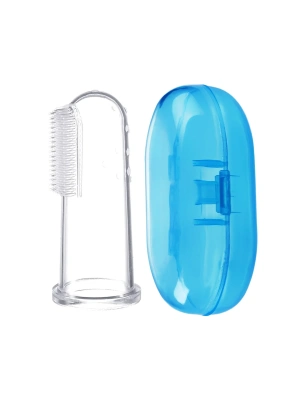 Markapet Kedi ve Köpek Parmak Diş Fırçası 5.5 cm Mavi