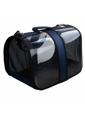 Markapet Tünekli Kuş Taşıma Çantası 20-30 cm Mavi