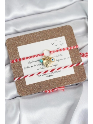 ® Marteniçka Bileklik 2li Kalp ve Nazalı Model