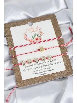 ® Marteniçka Bileklik 3lü Yonca Model