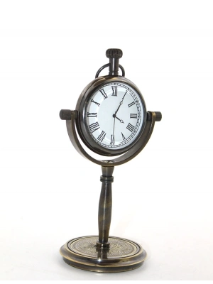 Masa Üstü Pirinç Saat Model 1