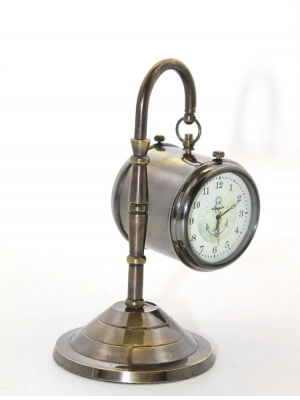 Masa Üstü Pirinç Saat Model 8