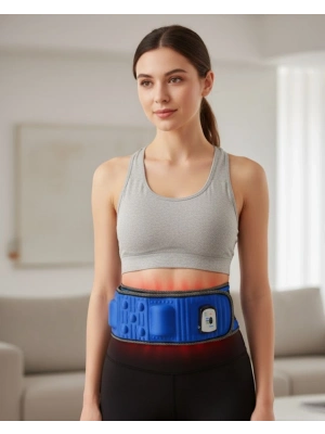 ® Masaj ve Sıkılaştırma Kemeri 20 Mıknatıs 5 Titreşim Motoru