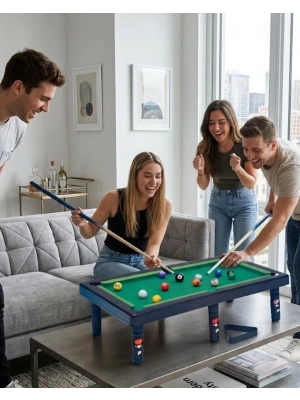 Masaüstü Bilardo Seti 5 Yaş Üzeri Çocuklar İçin Eğitici Oyuncak