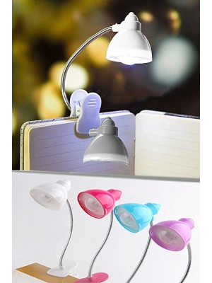 Masaüstü Klipsli Bükülebilir Kitap Okuma Led Işık