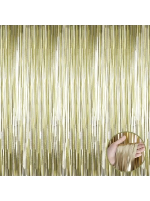 Mat Altın Püsküllü Kapı Perdesi - Parti, Bekarlığa Veda, Doğum Günü 1x2 M