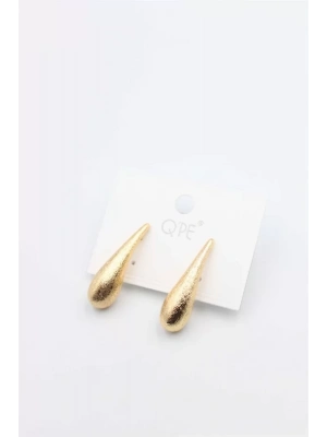 Mat Damla Küpe - Altın