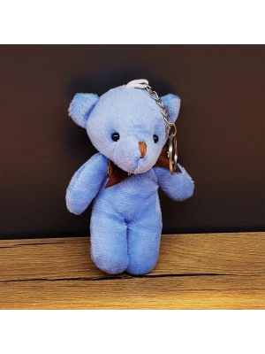 Mavi Hediyelik Kese İçinde Ayıcık