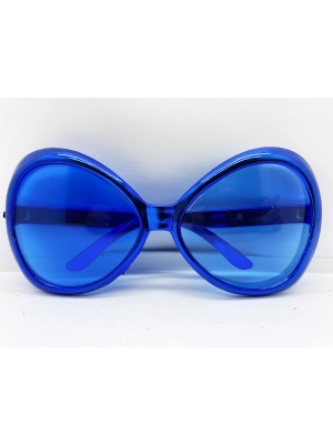 Mavi Renk Yeşilçam Nostalji 80li Yıllar 90lı Yıllar Parti Gözlüğü 7x16 cm