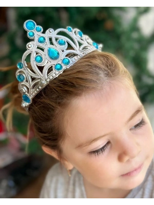 Mavi Taşlı Prenses Tacı
