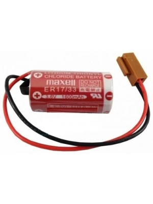 Maxell Er17/33 3.6v 2/3a Size Lithium Pil - Kahverengi Soket