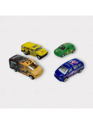 Maxx Wheels 4 lü Metal Araç Seti - Safari