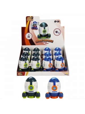 ® Maxx Wheels Astronotlu Sürtmeli Uzay Roketi