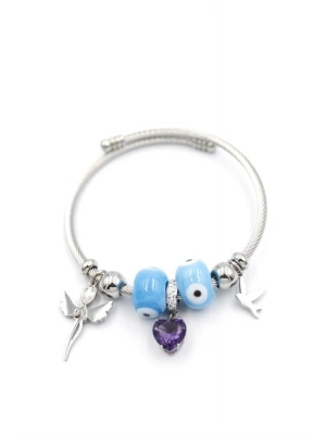 Melek Charm Bilezik - Gümüş