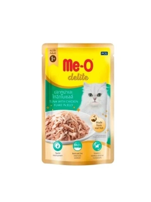 Meo Delite Tavuklu ve Ton Balıklı Pouch Yetişkin Konserve Kedi Maması 1 Adet 70 Gr