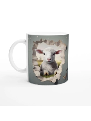 Meraklı Kuzu Kupa Bardak