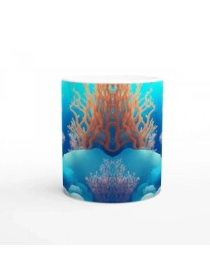 Mercan Ormanında Sessizlik Kupa Bardak