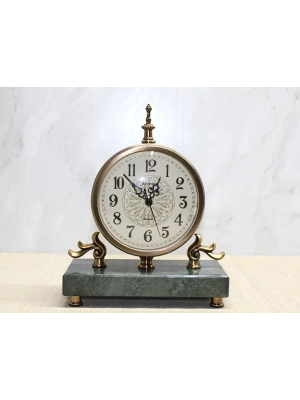 Mermer Tabanlı Masaüstü Saat