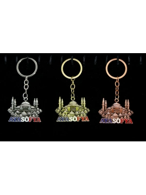 Metal Ayasofya Anahtarlık
