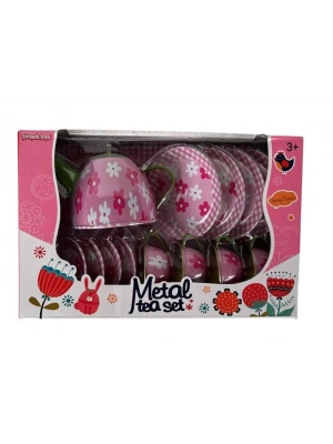 METAL CAY SETI CICEKLI DESEN