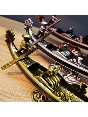 Metal Dekoratif Venedik Kayık