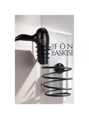 Metal Fön Askısı SİYAH 719680