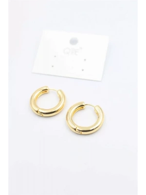 Metal Halka Küpe 2cm - Altın