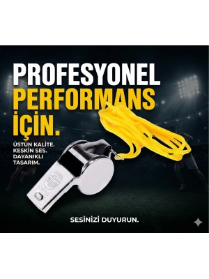 Metal Ipli Hakem Ve Deprem Düdüğü (24lü)
