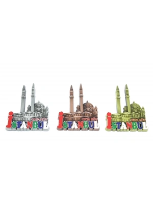 Metal İstanbul Temalı  Yöresel Magnet 2alk80