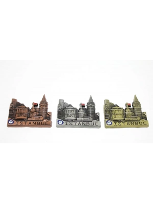 Metal İstanbul Temalı Yöresel Magnet Model 3