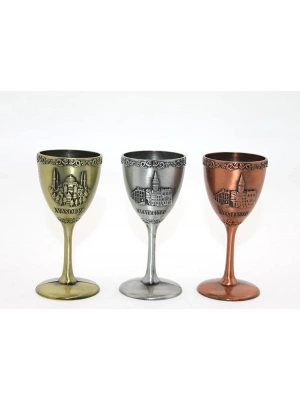 Metal İstanbul Yöresel Kadeh Bardak