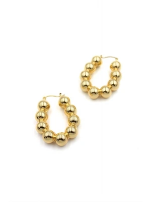 Metal Küpe - Altın