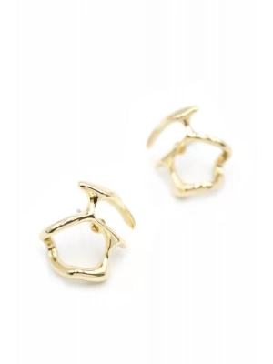 Metal Küpe - Altın