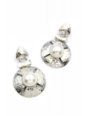 Metal Küpe - Gümüş