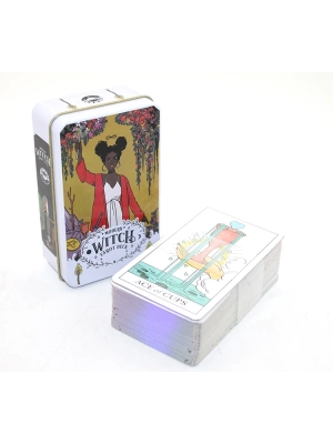 Metal Kutulu Tarot Kartı Modern Witch