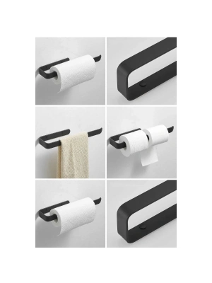 Metal Mat Siyah Havluluk