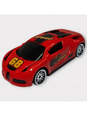 Metal Mini Arabalar  8 cm - Kırmızı - 4