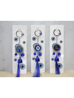 Metal Nazar Boncuğu Anahtarlık