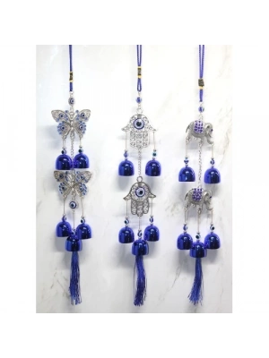 Metal Nazar Boncuğu Çan Model 12