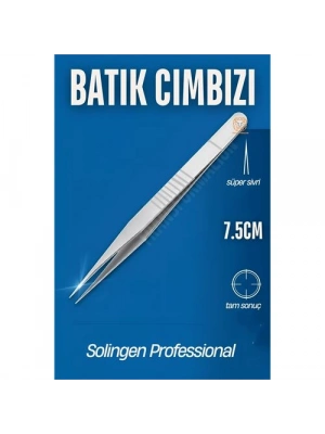 Engithalat Micro İnce Uçlu Batık Cımbızı Kirpik Cımbızı Solingen Professional