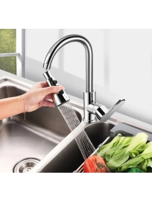 Metalik Musluk Başlığı 3 Fonksiyon