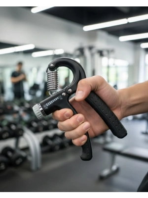 ® Ayarlanabilir El Yayı Sayaçlı Paslanmaz Çelik 5–60 Kg Direnç