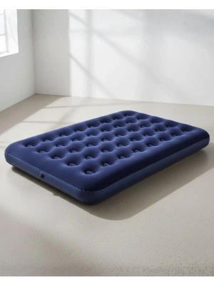 ® Çift Kişilik Şişme Yatak Dayanıklı Vinil Kamp ve Misafir Kullanımına Uygun