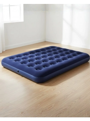 ® Dış Mekan Şişme Yatak Çift Kişilik Flokeli Yüzey Konforlu Kullanım