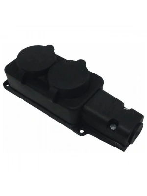 ® Kauçuk 220 Volt Uzatma 2li Priz