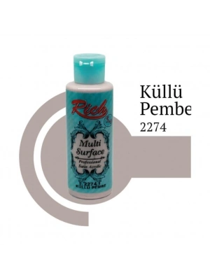 ® Rich Multi Surface 2274 Küllü Pembe Akrilik Boya 120 cc